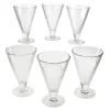 Null 6er Set COPA HELADO Eisbecher 340ml Auf Fuß Glas – 31705 23