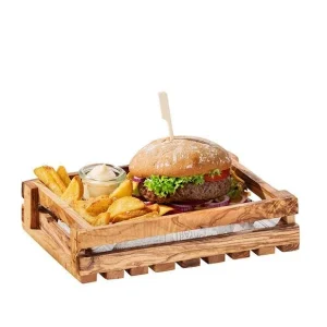 APS Table Caddy -OLIVE- 25 X 18 Cm, H: 6 Cm Olivenholz 19