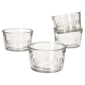 Null 6er Set COPA HELADO Eisbecher 340ml Auf Fuß Glas – 31705 17