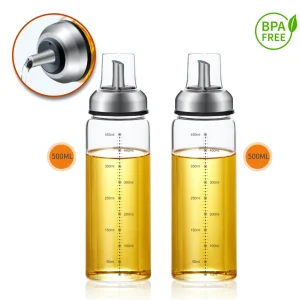 Null Tescoma Öl-Essig Set Ölflasche Essigspender Spender Essigflasche Ölspender 250ml 13