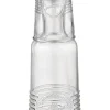 APS Glaskaraffe 1,0 Liter Mit Trinkglas 300 Ml Im Old-Fashioned Design 8