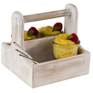 APS 40404 Table Caddy -VINTAGE- 15,5 X 15,5 Cm, H: 15 Cm 21