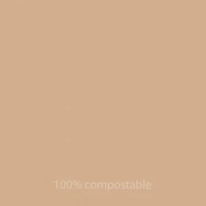 Mank Tassendeckchen Aus Tissue + Graspapier – Love Nature – 100% Compostable, Ø 90mm, 200 Stück – Einweg 15