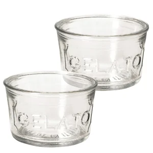 Null 6er Set COPA HELADO Eisbecher 340ml Auf Fuß Glas – 31705 15