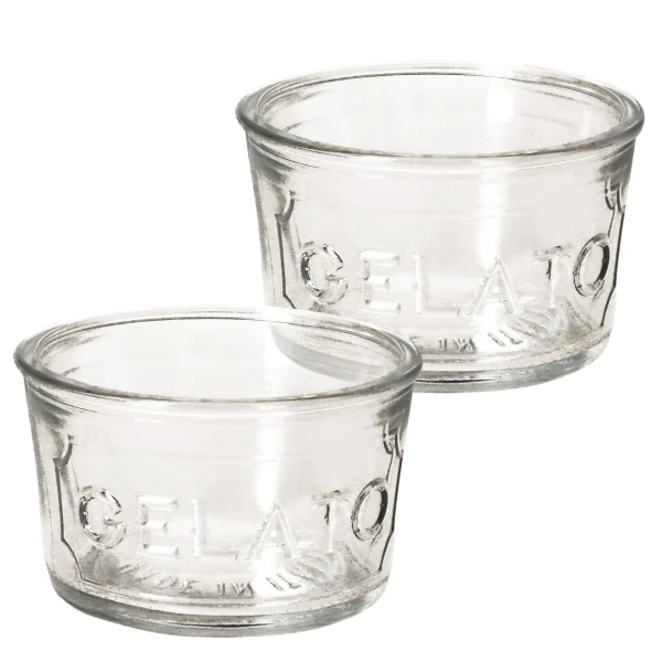 Null 6er Set COPA HELADO Eisbecher 340ml Auf Fuß Glas – 31705 5