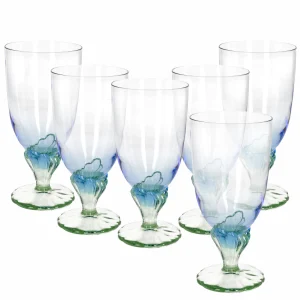 Null 6er Set COPA HELADO Eisbecher 340ml Auf Fuß Glas – 31705 13