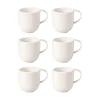 Villeroy & Boch 6er Set Becher Mit Henkel NewMoon 390 Ml In Weiß 10