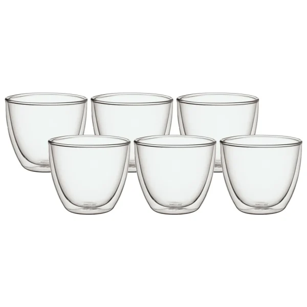 Villeroy & Boch 6er Set Doppelwandige Becher L Manufacture Rock 300 Ml In Transparent 1