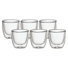 Villeroy & Boch 6er Set Doppelwandige Becher S Manufacture Rock 70 Ml In Transparent 13