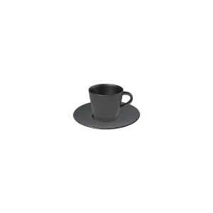 Villeroy & Boch 6er Set Kaffee Set Manufacture Rock 150 Ml In Schwarz 7