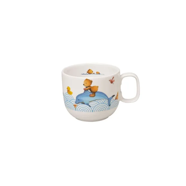 Villeroy & Boch Kinderbecher M.1 Henkel Klein Happy As A Bear In Blau 1