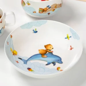 Villeroy & Boch Kinderteller Tief Happy As A Bear In Blau 6