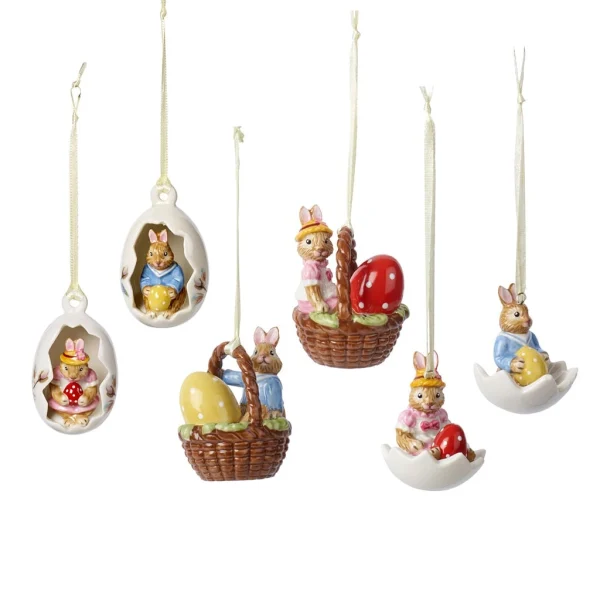 Villeroy & Boch Ornamente-Set, 6tlg Bunny Tales In Weiß 1