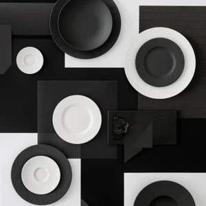 Villeroy & Boch Pasta-Set Manufacture Rock In Schwarz-weiß 24