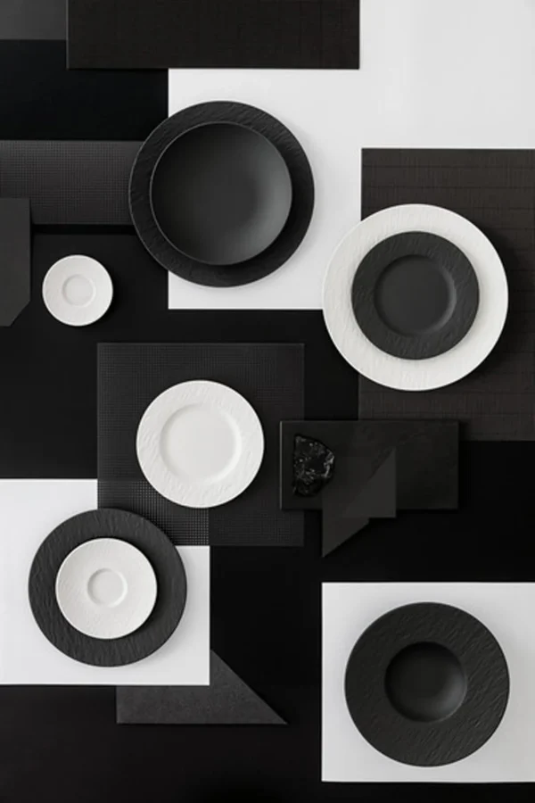 Villeroy & Boch Pasta-Set Manufacture Rock In Schwarz-weiß 9