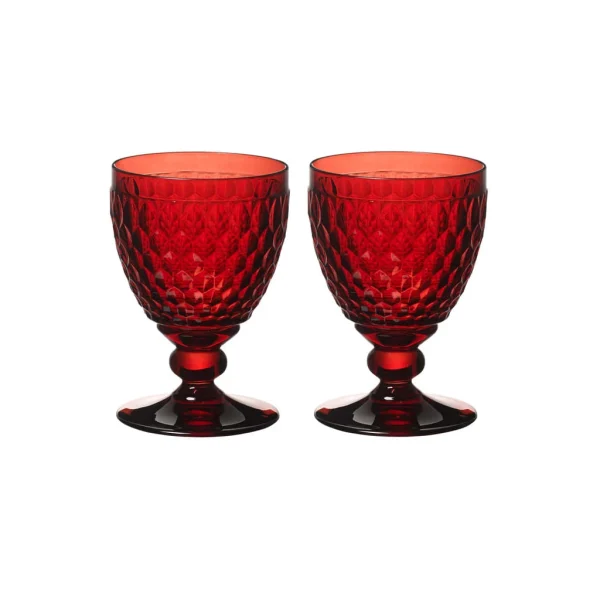 Villeroy & Boch Rotweinkelch Red, Set 2tlg. Boston Coloured In Rot 1