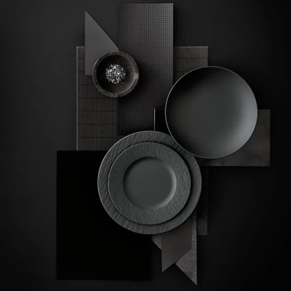 Villeroy & Boch Speiseteller Manufacture Rock In Schwarz 4