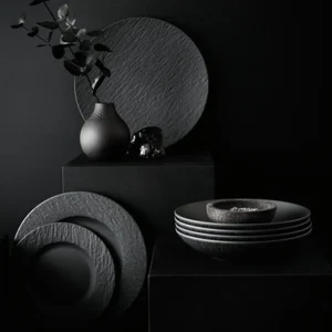 Villeroy & Boch Speiseteller Manufacture Rock ø 27.0 Cm In Schwarz 15