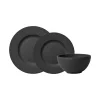 Villeroy & Boch Teller-Set, 12tlg, 4 Personen Manufacture Rock In Schwarz 13