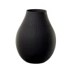 Villeroy & Boch Vase Perle Hoch Manufacture Collier Noir In Schwarz 20